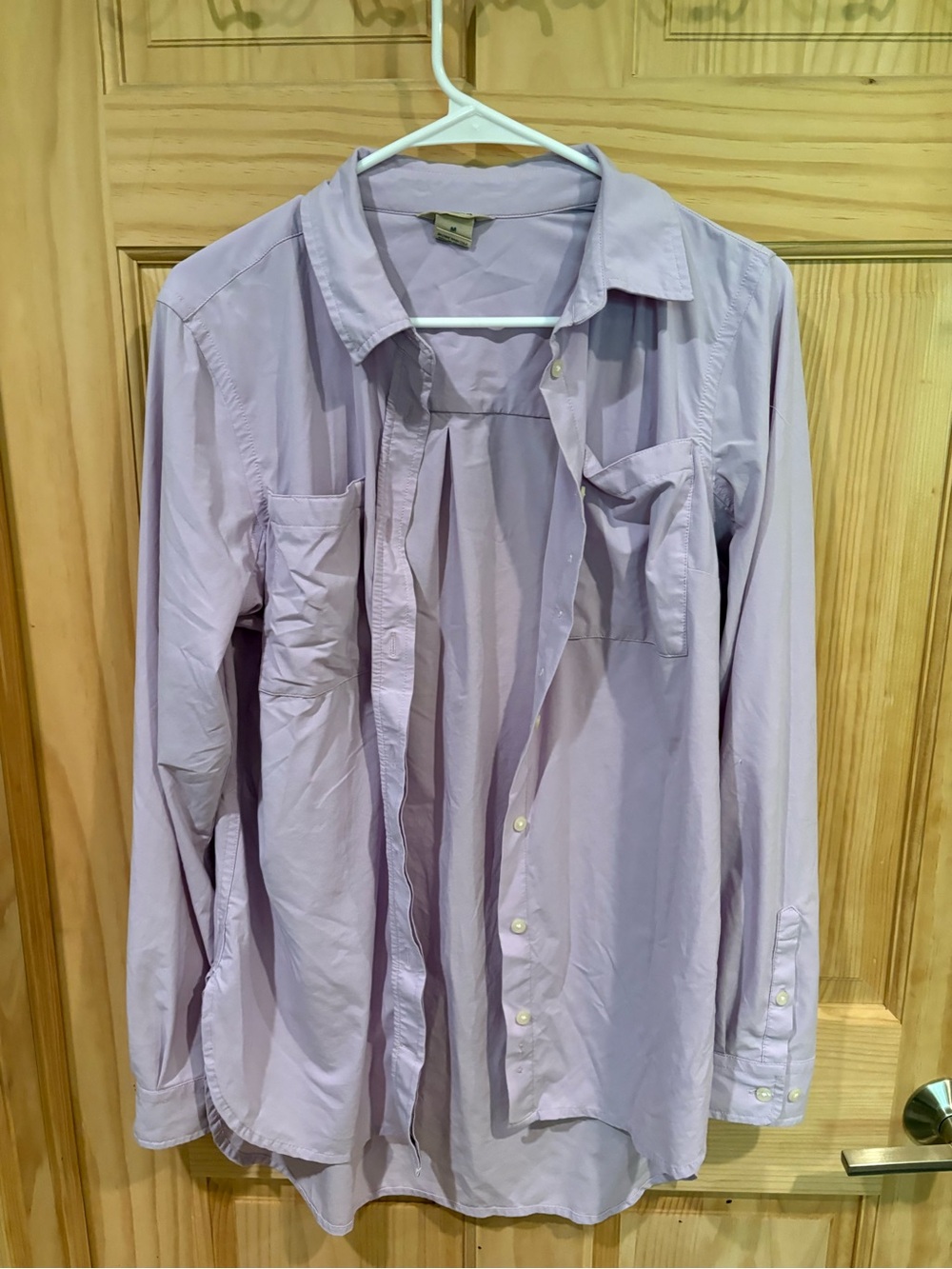 Women’s Duluth trading Lavender Button-Down Shirt - Lightweight Long Sleeve